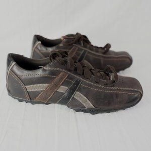 Skechers Shoes Mens Sz 9 Relaxed Step Talus Ultimatum Lace Oxfords Brown